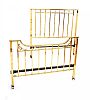 ANTIQUE BRASS BED at Ross's Online Art Auctions
