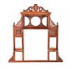 VICTORIAN MAHOGANY OVERMANTLE at Ross's Online Art Auctions