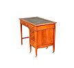 EDWARDIAN INLAID MAHOGANY DESK at Ross's Online Art Auctions