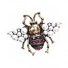 GOLD-TONE COSTUME BEE BROOCH at Ross's Online Art Auctions