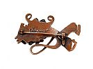 COSTUME BROOCH BY REBAJES at Ross's Online Art Auctions