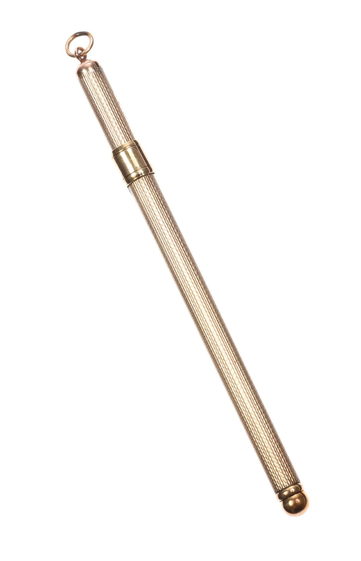 9CT GOLD COCKTAIL SWIZZLE STICK at Ross's Online Art Auctions