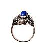 STERLING SILVER LAPIS LAZULI RING at Ross's Online Art Auctions