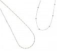 TWO STERLING SILVER NECKLACES at Ross's Online Art Auctions