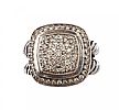 STERLING SILVER DIAMOND RING at Ross's Online Art Auctions