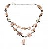 STERLING SILVER SMOKEY QUARTZ NECKLACE at Ross's Online Art Auctions
