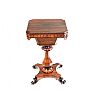 WILLIAM IV ROSEWOOD SEWING TABLE at Ross's Online Art Auctions