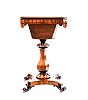 WILLIAM IV ROSEWOOD SEWING TABLE at Ross's Online Art Auctions