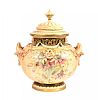 LARGE ROYAL WORCESTER URN & COVER at Ross's Online Art Auctions