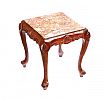 MARBLE TOP LAMP TABLE at Ross's Online Art Auctions