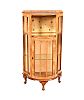 ART DECO WALNUT DISPLAY CABINET at Ross's Online Art Auctions