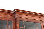 FINE LATE VICTORIAN INLAID MAHOGANY BREAKFRONT BOOKCASE at Ross's Online Art Auctions