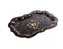 VICTORIAN HAND PAINTED TRAY at Ross's Online Art Auctions