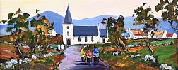 SHAWLIES GOING TO CHURCH by Patrick Murphy at Ross's Online Art Auctions