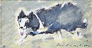 SHEEPDOG AT WORK by Con Campbell at Ross's Online Art Auctions