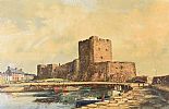 CARRICKFERGUS CASTLE by Colin Gibson at Ross's Online Art Auctions