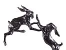 BOXING HARES by Siobhan Bulfin at Ross's Online Art Auctions
