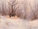 FOOT PRINTS IN THE SNOW by Tom Stephenson at Ross's Online Art Auctions