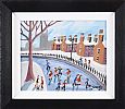 SKATING ON THE RIVER by John Ormsby at Ross's Online Art Auctions