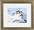 SNOW ON THE MOUNTAINS by Andy Saunders at Ross's Online Art Auctions