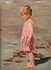 GIRL IN PINK by Rowland Davidson at Ross's Online Art Auctions