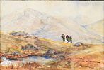 HIKERS IN THE MOURNES by Vittorio Cirefice at Ross's Online Art Auctions