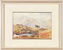 HIKERS IN THE MOURNES by Vittorio Cirefice at Ross's Online Art Auctions