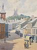 SCOTCH STREET, DOWNPATRICK by William Robert Gordon RUA at Ross's Online Art Auctions