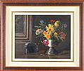 STILL LIFE, VASE OF FLOWERS by Rhonda Church at Ross's Online Art Auctions