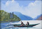 THE CURRACH MEN AT GLENVEAGH, DONEGAL by Sean Lorinyenko at Ross's Online Art Auctions