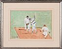 PLAYING CRICKET by Marie Carroll at Ross's Online Art Auctions