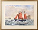 SAILING BELFAST LOUGH by William A. Hume at Ross's Online Art Auctions