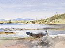 MOORED BOAT NEAR WESTPORT by William McKibbin at Ross's Online Art Auctions