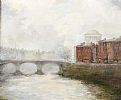 QUAYSIDE DUBLIN by Leo Early at Ross's Online Art Auctions