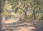 THE GATES OF DIXON PARK, UPPER MALONE, BELFAST by William Henry Burns at Ross's Online Art Auctions