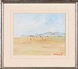 ON THE BEACH by Marie Carroll at Ross's Online Art Auctions