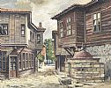 THE CENTRE OF NESSEBAR, BULGARIA by L. Prokopiev at Ross's Online Art Auctions