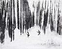 WINTER TREES by Jeff Adams at Ross's Online Art Auctions