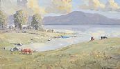 INLET AT CLIFDEN, COUNTY MAYO by Richard Williamson at Ross's Online Art Auctions