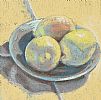 STILL LIFE, FRUIT ON A PLATE by Irish School at Ross's Online Art Auctions