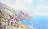 ON THE CORNISH COAST by English School at Ross's Online Art Auctions