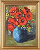 STILL LIFE, POPPIES by Pat Montgomery at Ross's Online Art Auctions