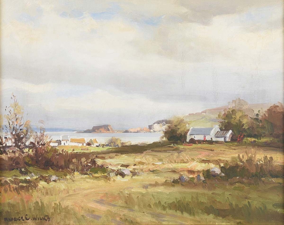 AT DUNSEVERICK 1965 by Maurice Canning  Wilks ARHA RUA at Ross's Online Art Auctions