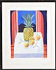 STILL LIFE, PINEAPPLE & PEACHES by Graham Knuttel at Ross's Online Art Auctions