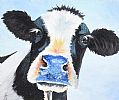 CURIOUS COW by Irish School at Ross's Online Art Auctions