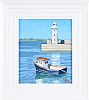 DONAGHADEE LIGHTHOUSE by Dan Darcy at Ross's Online Art Auctions