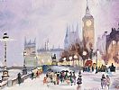 EVENING IN WESTMINSTER by Roslind Kelly at Ross's Online Art Auctions