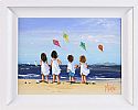 FRIENDS & KITES by Michelle Carlin at Ross's Online Art Auctions
