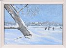BUILDING THE SNOWMAN, BELMONT PARK by Stephen Edgar at Ross's Online Art Auctions