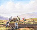 DIGGING TURF IN THE GLENS by Fitzgerald at Ross's Online Art Auctions